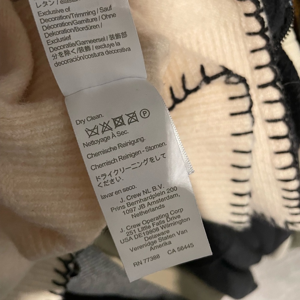 NWOT J. Crew Merino Wool Alpaca Cardigan Coat XS/S - Picture 3 of 3